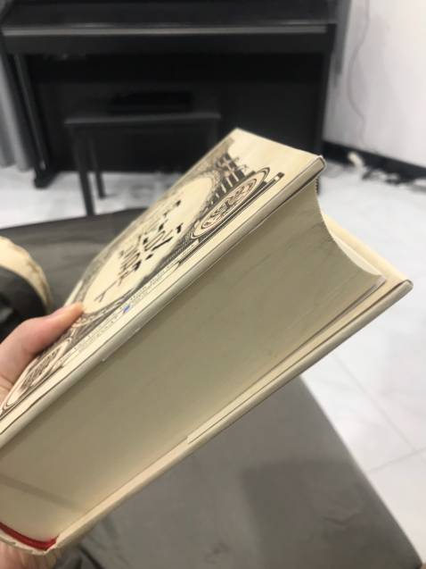 đi công tác nên giờ mới khui hộp sách ra đọc (bảo vệ tòa nhà nhận giúp). Thất vọng toàn tập! sách RẤT DƠ và bìa bị gãy. Mở ra hết muốn đọc luôn