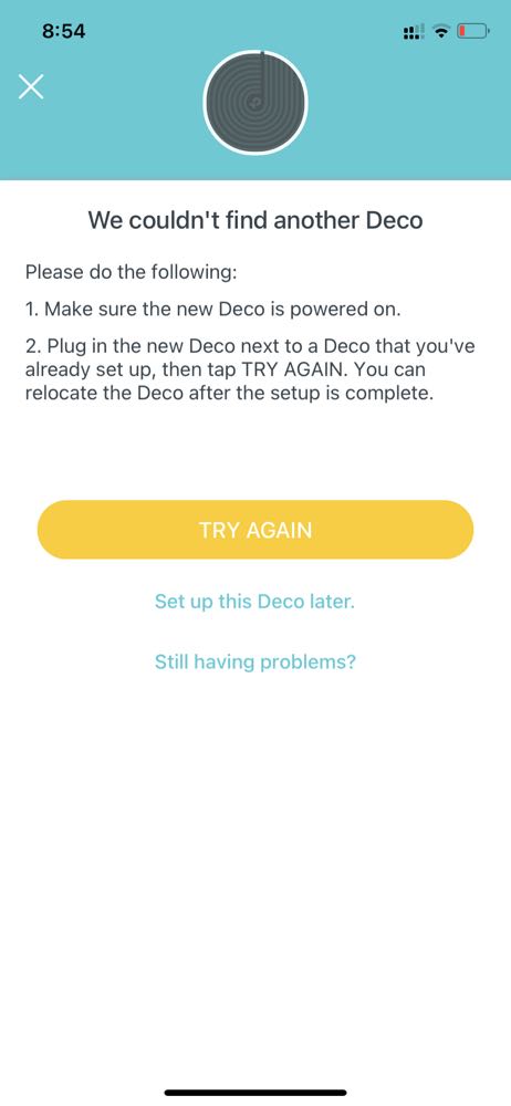 Quá tuyệt, đúng là ko góc chết, đâu cũng wifi căng vạch! Love Tiki!
Cập nhật sau khi dùng 12 tiếng: pack dùng làm main tự động sập, ko thể kết nối lại được
Thay pack khác làm main thì đã ok, nhưng pack trước đó ko thể kết nối lại được mặc dù đã reset và làm theo hướng dẫn trên app
Sau đây tôi sẽ gửi yêu cầu bảo hành/trả hàng, mong Tiki giải quyết sớm giúp Quá tuyệt, đúng là ko góc chết, đâu cũng wifi căng vạch! Love Tiki!
Cập nhật sau khi dùng 12 tiếng: pack dùng làm main tự động sập, ko thể kết nối lại được
Thay pack khác làm main thì đã ok, nhưng pack trước đó ko thể kết nối lại được mặc dù đã reset và làm theo hướng dẫn trên app
Sau đây tôi sẽ gửi yêu cầu bảo hành/trả hàng, mong Tiki giải quyết sớm giúp