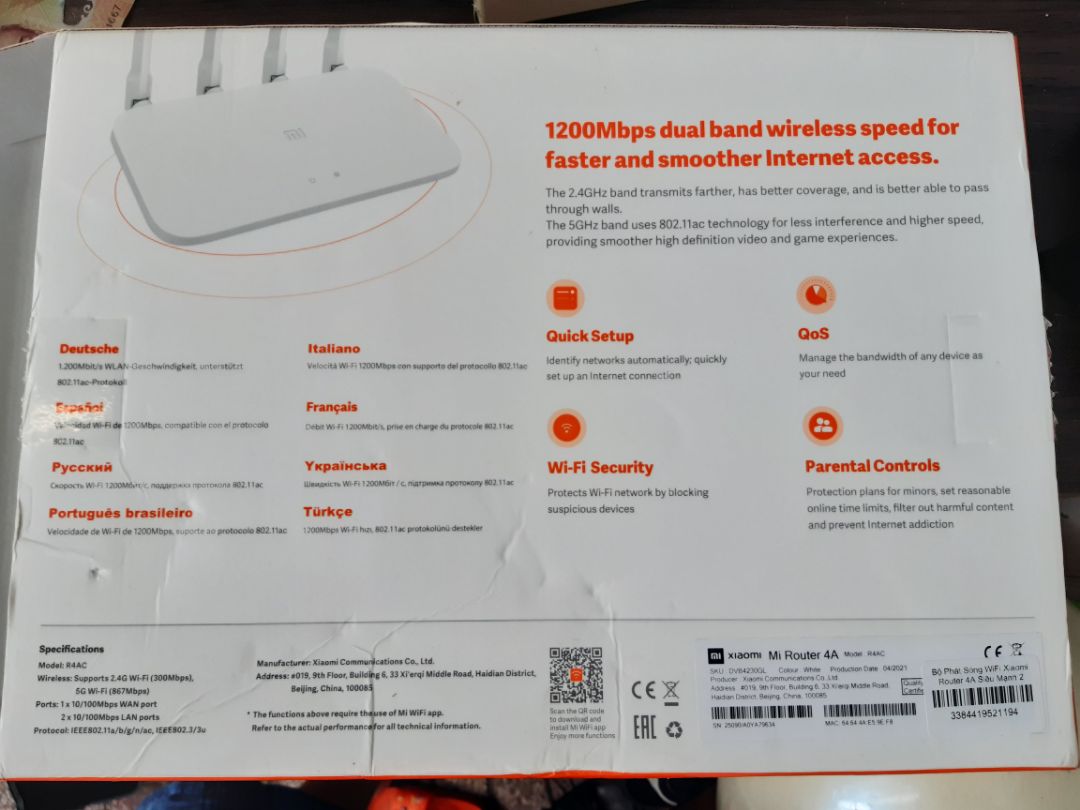 Giao hàng nhanh, Đẹp, chạy 2.4G và 5G khá tốt. kết nối không dây chạy phà phà.