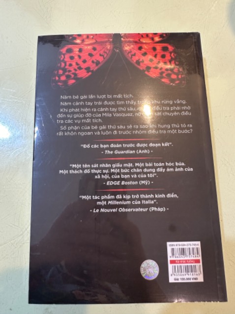 Sách đẹp, nguyên seal, ko móp, chữ in rõ nét, sách thơm mùi giấy mới. Nv giao hàng rất dễ thương. Đặt xong mấy tiếng sau nhận dc luôn. 10đ