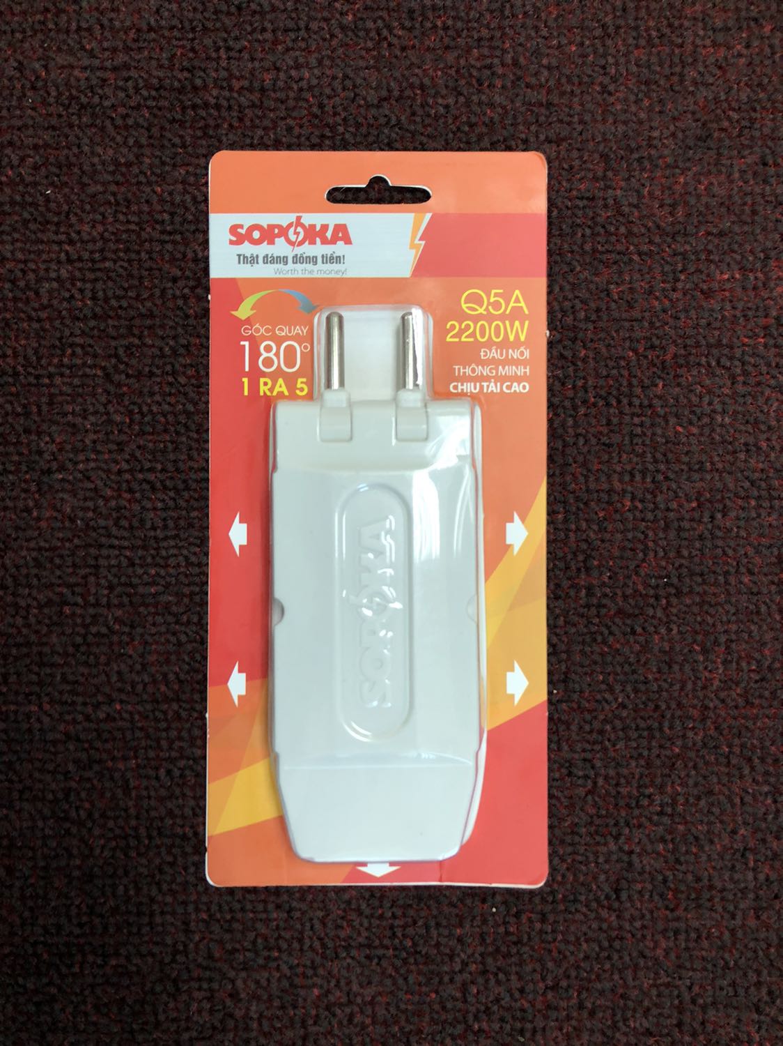 Tiki gói hàng kỹ càng như mọi khi. Ỏi cắm hoàn thiện đẹp, chắc chắn. Tốt.
Nên mua.