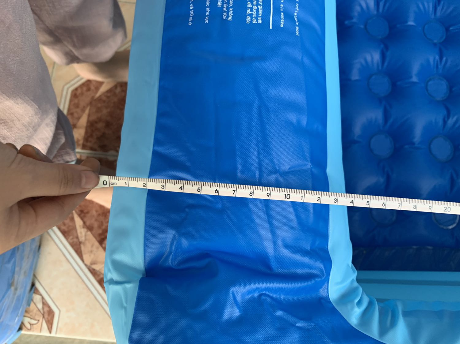 Đặt 1.5m nhận hàng 1.3m
Trước khi gửi hàng cần check cẩn thận