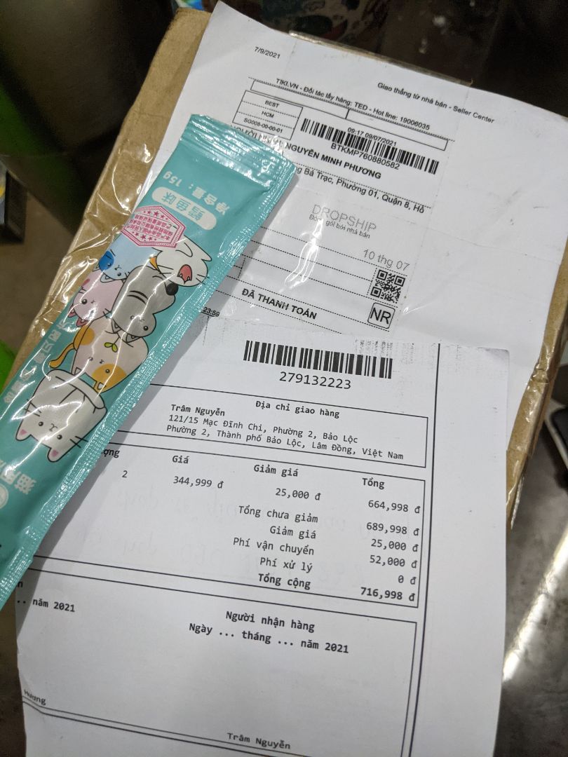 bán hàng *** đảo, giao có 1 thanh ciao