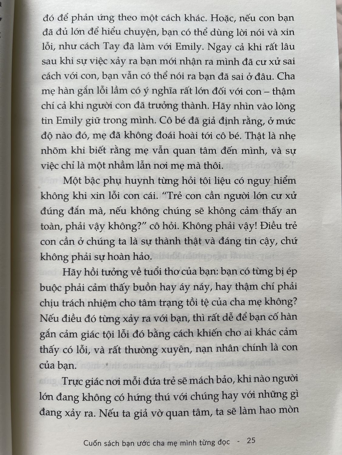 Cuốn sách rất nên đọc, vô thức chúng ta k nhận ra những vẫn đề của chính chúng ta trong khi trao đổi và nuôi dạy con cái...