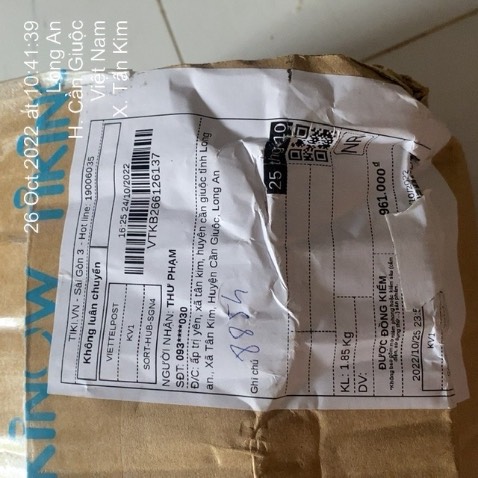 Giao hàng khá nhanh, đống hàng cẩn thận ko bị móp hộp,bé mới uống lần đầu hy vọng hợp sữa để bé tăng cân, sữa ze uống pha nước để nguội hoà tan nhanh ko bị vón cục lợn cợn. A giao hàng thì cực kỳ ze thương nhiệt tình zui ze.cho shop 5 sao. Lần sau hết ủng hộ tiếp.