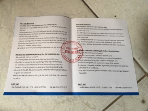 Rất hài lòng,đóng gói và mẫu mã máy rất Ok,Máy sử dụng rất Ok.Các bạn phải nướng thử máy vài mẫu bánh rồi thì sử dụng sẽ Ok.
Cám ơn JOYMALL rất nhiều.