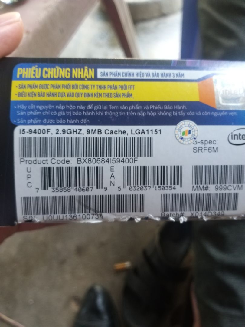 nhận đc hàng nhưng sao ráp vào main gigabyte h310m ds2 2.0 không chạy, bàn phím lên nhưng không xuất tín hiệu ra màn hình. Đem main *** với cpu core i3 9100 xhayj bình thường. Vậy gửi cpu để đổi ở đâu, vừa nhận hàng sáng nay