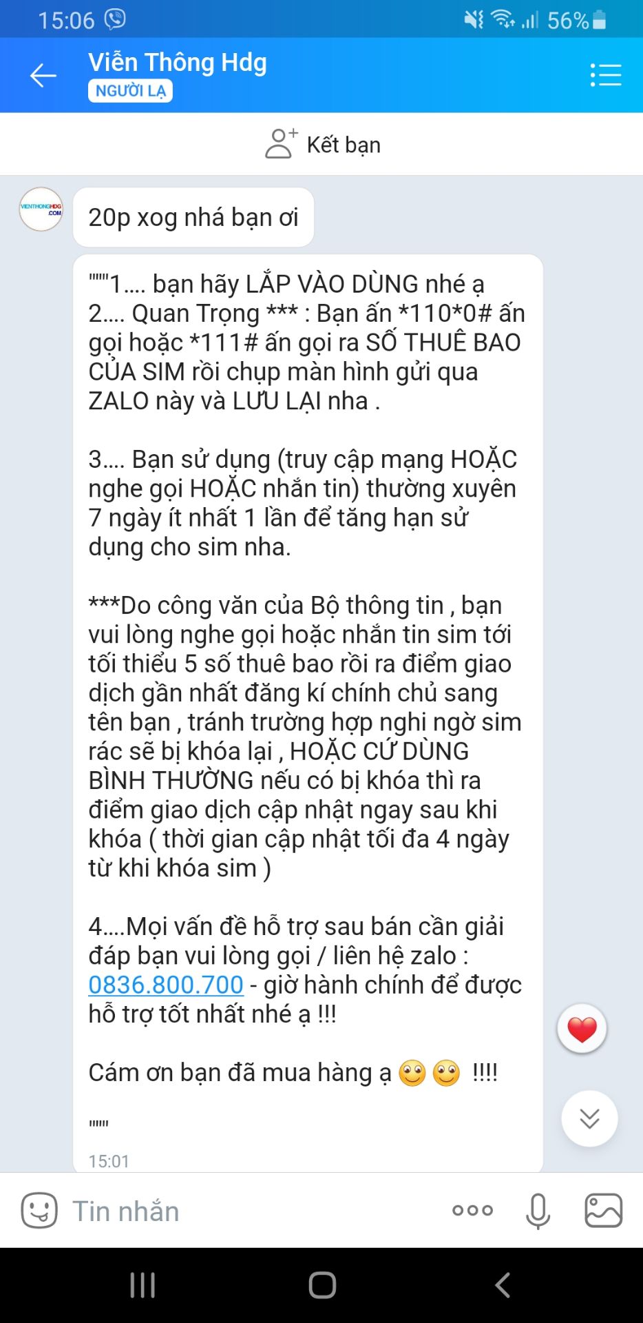 ưu: sim 4g tốc độ cao. Sáng *** khoảng 90mb/ tải, tối giờ cao điểm nhưng vẫn khoảng 60mb/ tải. cao hơn wifi Viettel.

nhược:

Mua xong phải nhờ shop kích hoạt chứ k tự kích hoạt được như các sim trước đây đã xài, cũng của vinaphone như này. Thông tin này shop k nêu trên tiki!

Kích hoạt xong shop còn thòng thêm câu thường xuyên sử dụng / đi đăng ký sim để tránh bị nghi ngờ sim rác, bị khóa máy! 1 lần nữa, đáng lẻ thông tin quan trọng này shop phải nêu rõ trong mục mô tả sp để khách tham khảo trước khi mua.

Alo khiếu nại thì shop can kết có vấn đề gì thì báo lại shop xử lý. 

Vì thông tin k rõ ràng nên mình cho 4 sao, sau này có vấn đề gì mà shop k xử thì chỉnh thì 1 sao + report Tiki.