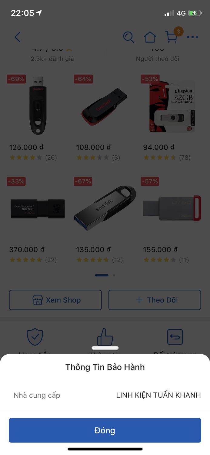 Ai mua hàng ở shop này nhớ hỏi thời gian bảo hành trước khi mua nha, kiểm tra phần bảo hành thì thấy không ghi bảo hành bao lâu nên inbox hỏi shop thì nhận được câu trả lời hơi thất vọng. Ai mua hàng ở shop này nhớ hỏi thời gian bảo hành trước khi mua nha, kiểm tra phần bảo hành thì thấy không ghi bảo hành bao lâu nên inbox hỏi shop thì nhận được câu trả lời hơi thất vọng.