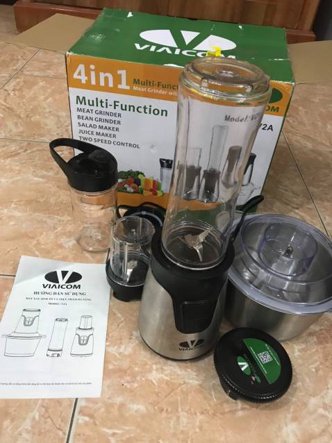 Hàng đóng gói cẩn thận, máy chạy khỏe, xay thịt rất nhuyễn, xay ra quả rất nhanh, xay tiêu rất tiện. Nhà mình có bé nhỏ nên rất phù hợp để xay rau nấu cho bé không bị dính cối như máy xay sinh tố trước đây mình dùng đặc biệt máy chạy rất êm. Cảm ơn shop nhiều