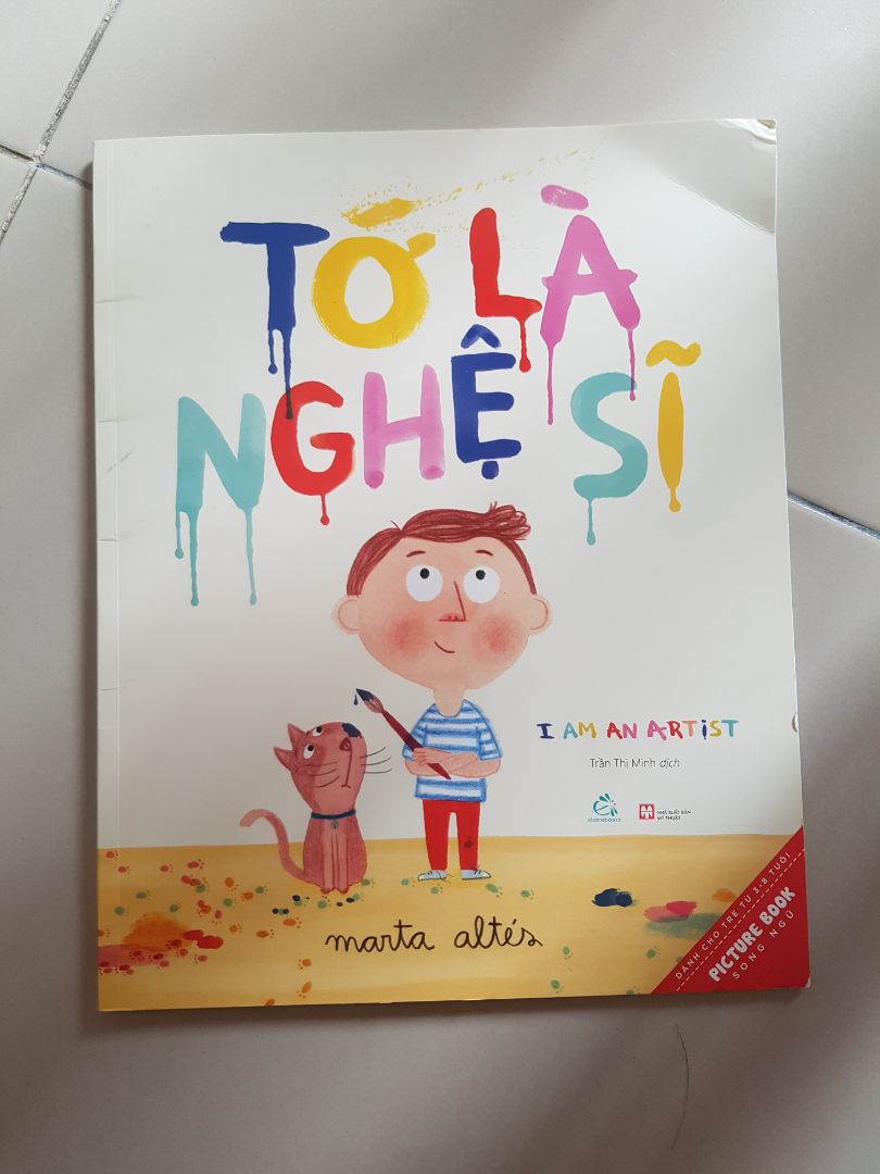 sách có màu sắc tươi sáng,  nội dung dễ thương,  khuyến khích bé tự do sáng tạo với óc tưởng tượng phong phú, vui vẻ.