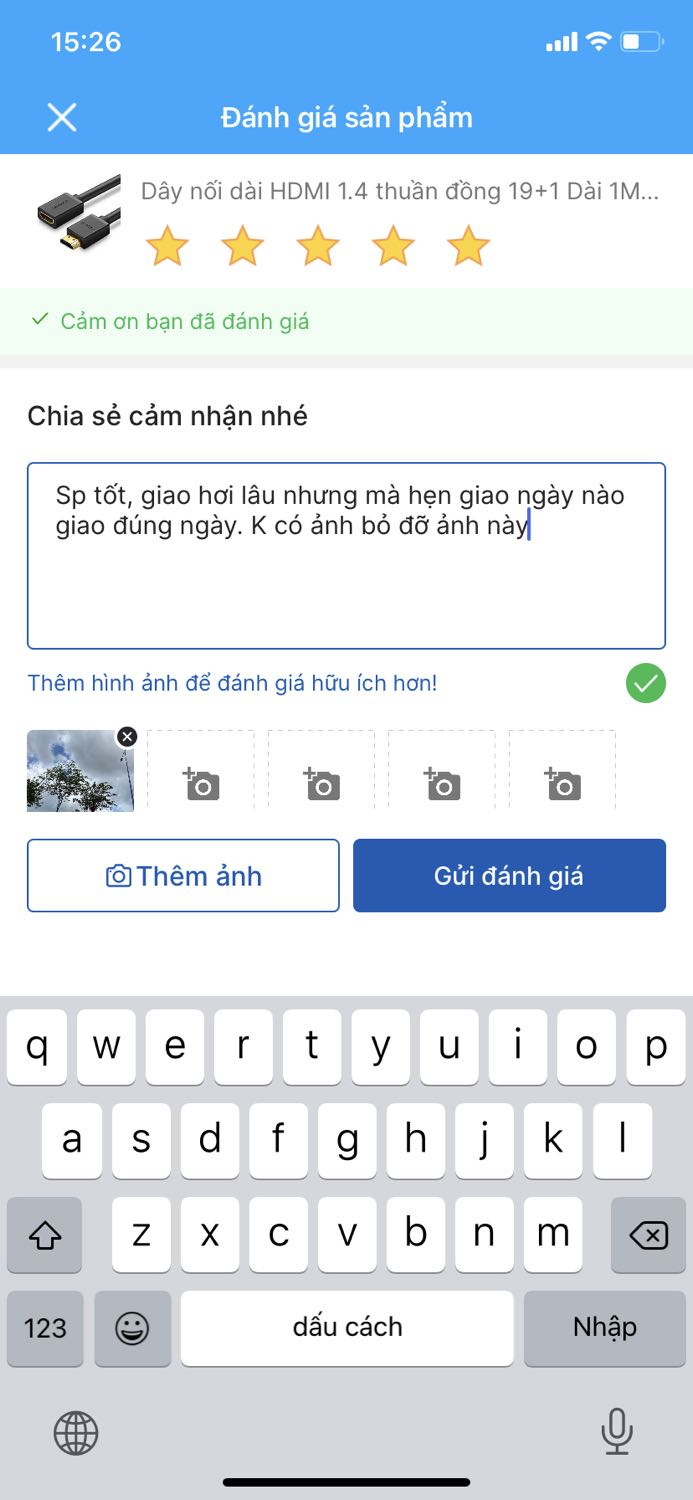 Sp tốt, giao hơi lâu nhưng mà hẹn giao ngày nào giao đúng ngày. K có ảnh bỏ đỡ ảnh này