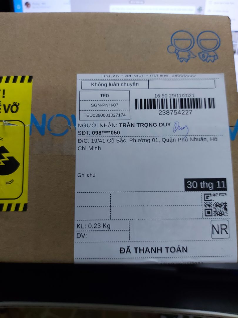 Hàng giao không đúng như hàng mình đã đặt nha shop. Shop giải quyết giúp!