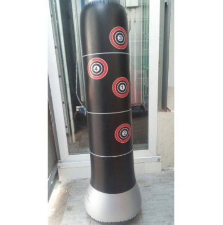 Vỏ Trụ Đấm Bốc Tự Cân Bằng 
Loại này da dầy hơn cái loại có người chữ X nhé các bác.
đấm cũng nặng tay hơn, chứ cái chứ X đấm nhẹ lắm.
SP có kèm cả bơm nên tự làm đc ngay, ko mất công ra quán sửa xe.
đánh rất tốt, 2 bố con nhà mình cùng chơi đc luôn