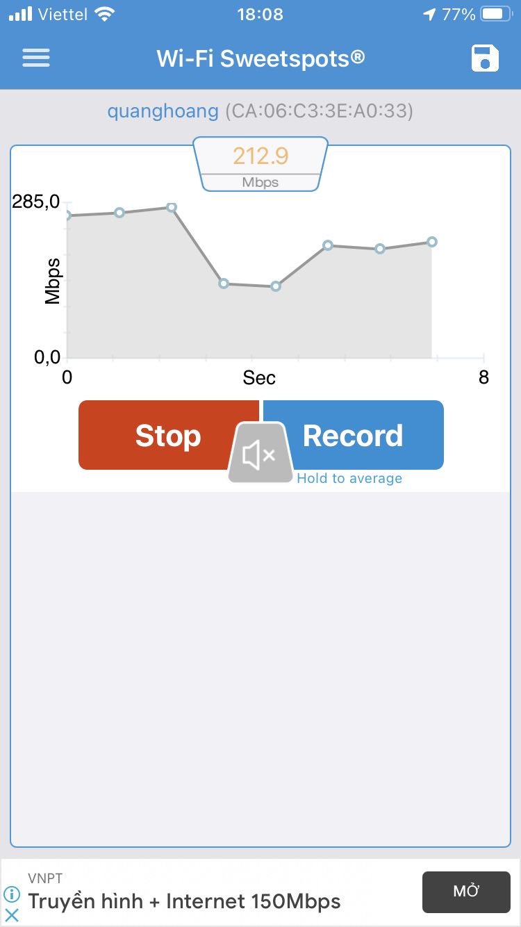 Mạng wifi nhà mình mạnh thấy rõ, lúc trước chỉ đo đc cao nhất 50 mbps, nay lên hơn 400 mbps, ai mạng nhà yếu nên mua, đáng tiền, còn bền ko thì xài lâu mới biết dc