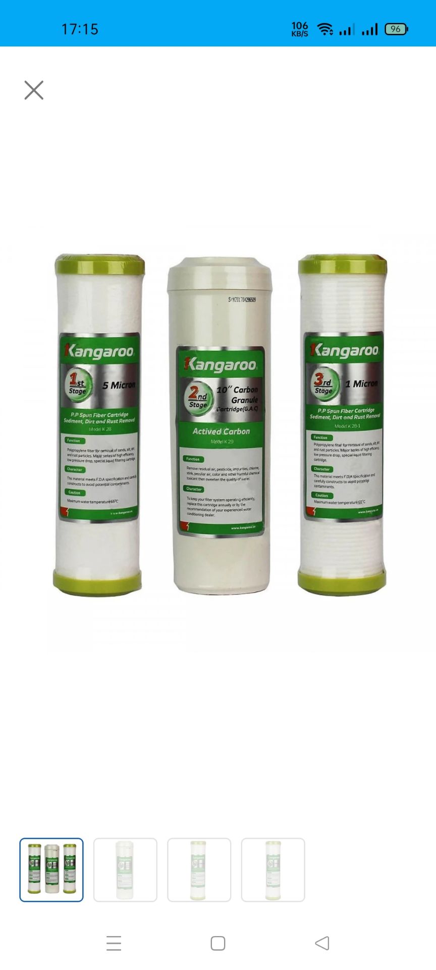 thấy trọng lượng nhẹ hơn hàng moik khi thợ của hãng đến thay, kêr ra cũng khá lo lắng về nguồn gốc xuất xứ