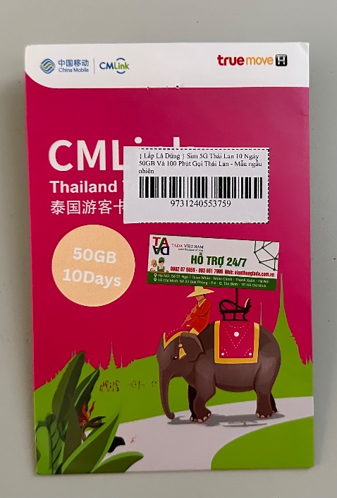 Qua TL, thay sim điện thoại là tự kết nối với nhà mạng, tốc độ tốt, ổn định (4g, 5g). Xài data tẹt ga luôn, dùng gọi trực tiếp (nhà mạng Thái) cũng ngon lành và giá cũng quá tốt.