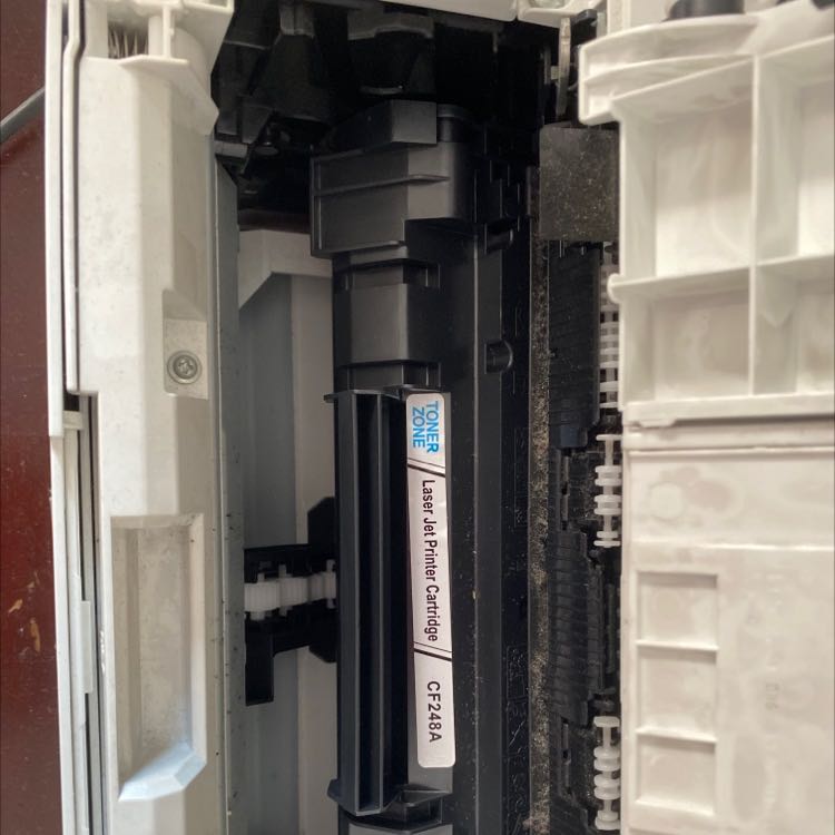 Mực in đều, lắp khớp, nhưng ban đầu chạy rất ồn không như mực theo máy lúc đầu, về sau thì đỡ dần, ok.