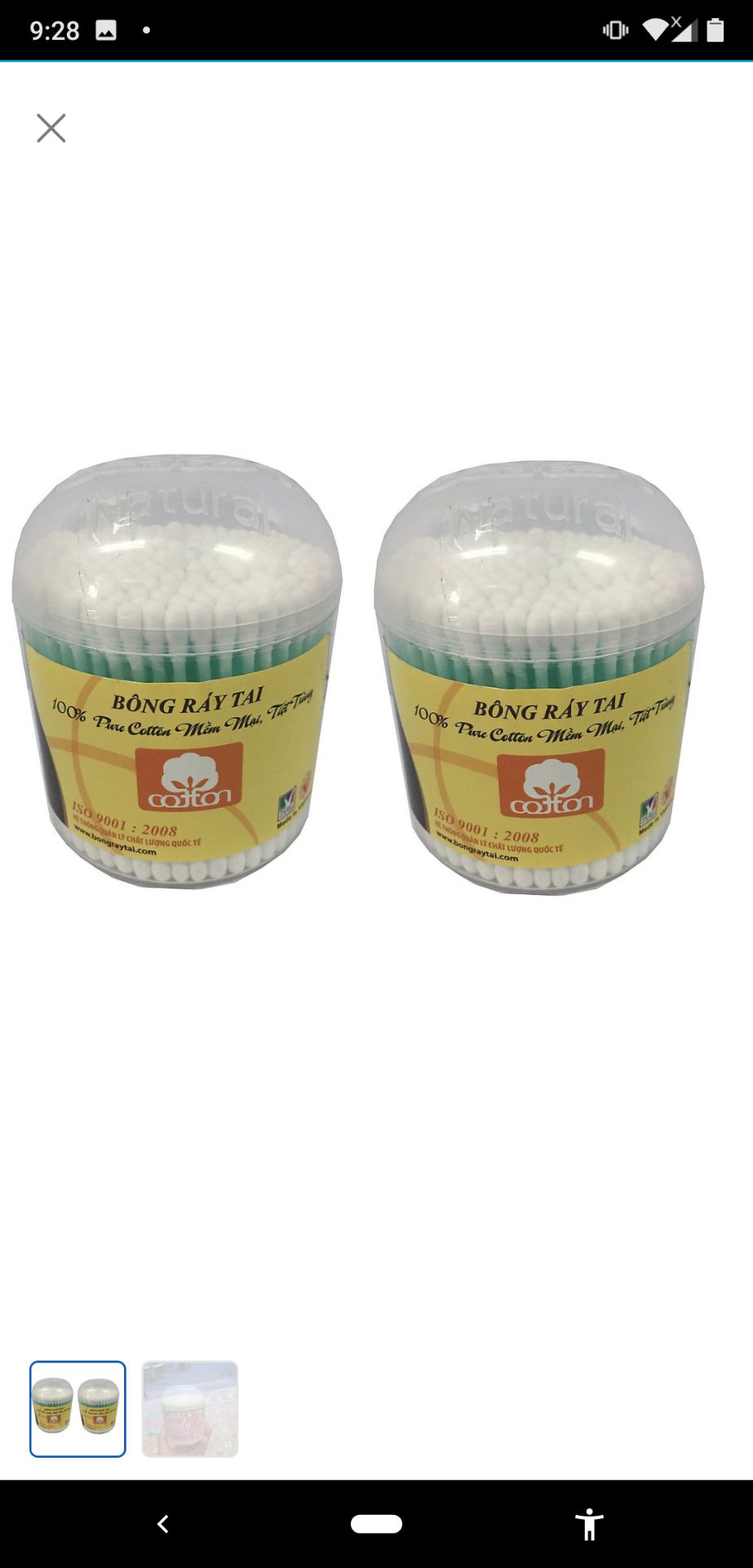 Giá cả phù hợp, giao hàng nhanh. Tuy nhiên độ phủ bông của các que ko đều, có que hơi ít bông. Khi dùng cần chú ý để tránh ảnh hưởng đến tai