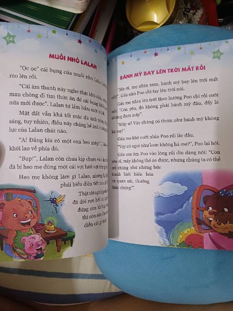 Sách in bản đẹp, hình vẽ sinh động, nội dung phù hợp với trẻ em.