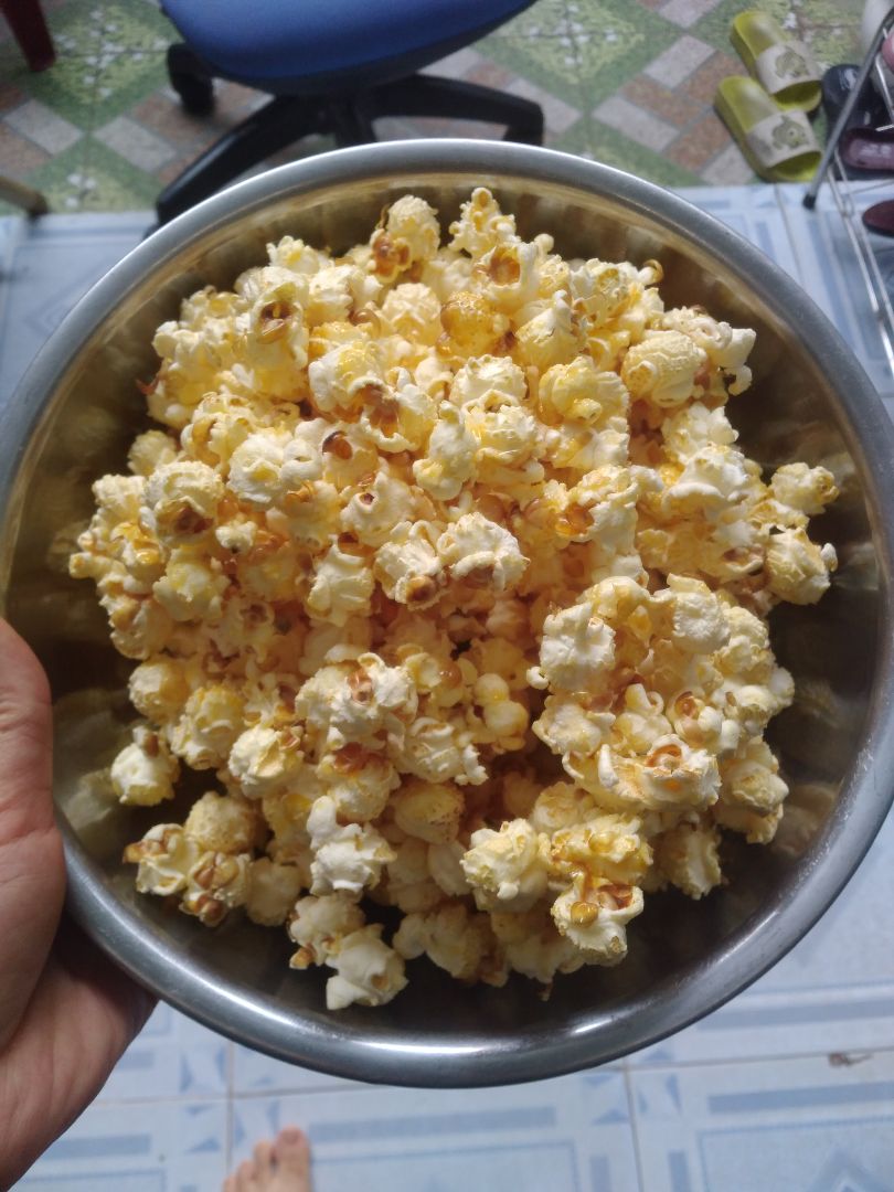 Rất hài lòng. Đúng là bắp nổ dạng nấm. Không nổ toe toét như mấy loại khác.