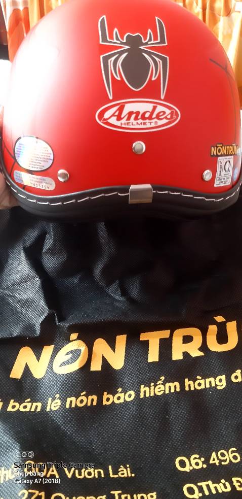 Cảm ơn Shop giao đúng mẫu đặc như hình ảnh quảng cáo sản phẩm thật 👌.
🤝 Chúc mừng TIKI có một đối tác bán hàng quy tín .

👍 mình chụp hình ảnh chi tiết bình luận về sản phẩm ,
Mọi xem qua nên mua thôi nón cầm hơi nặng tay an toàn là trên hết đúng không ạ mọi người ơi🎐