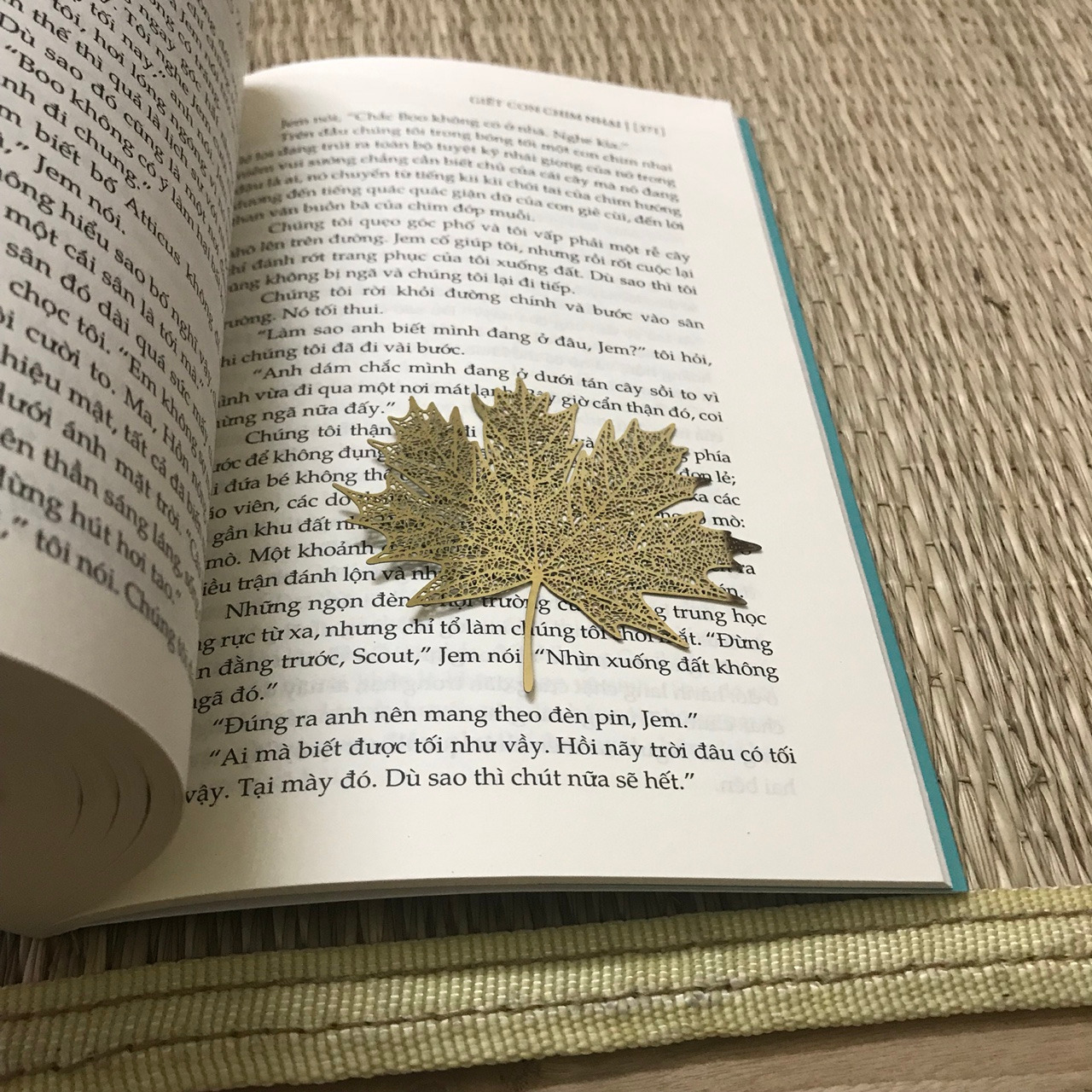 Một tác phẩm được liệt vào hàng kinh điển, được đánh giá cao và khen rất chi là nhiều nhưng lại không phải là gu của mình. Cách kể chuyện của tác giả qua cô bé 10 tuổi khá độc đáo, chúng ta thấy được thế giới của người lớn quá con mắt rất vô tư của nhân vật chính, tuy nhiên giọng văn thì hơi bình bình. Cả câu chuyện ấn tượng nhất với cách dạy con của người bố, rất...tuyệt! Nói chung là truyện này có thể sẽ không hợp với số đông bạn trẻ.
Về chất lượng thì sách rất đẹp, giấy đẹp. Giao hàng ổn.