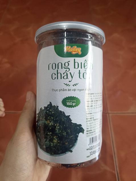 Rong biển ăn rất ngon. Date xa. Nên mua nha mọi người. Shipper nhiệt tình và giao hàng nhanh như 1 cơn gió nhé