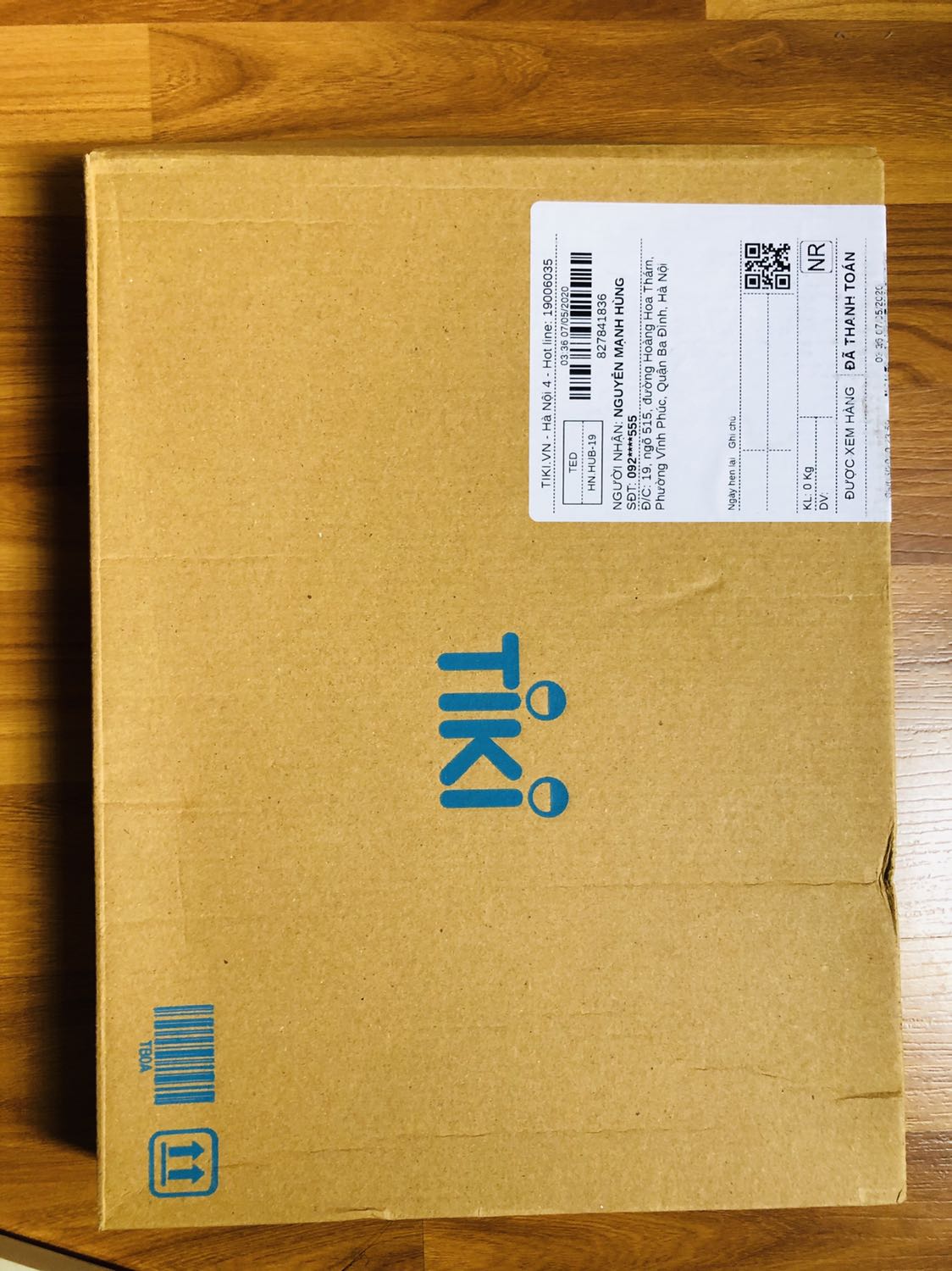 Thời gian giao hàng sớm hơn 2 hôm. Đóng gói sp đẹp, chất lượng ok. Cảm ơn Tiki!