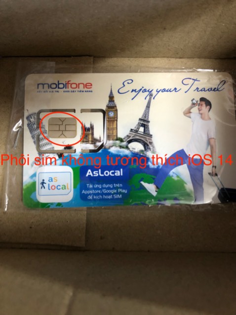 Thời gian giao hàng nhanh nhưng phôi sim Mobi bạn ship lại gây lỗi với iOS 14 nên mình yêu cầu được đổi phôi khác hoặc giả hàng.