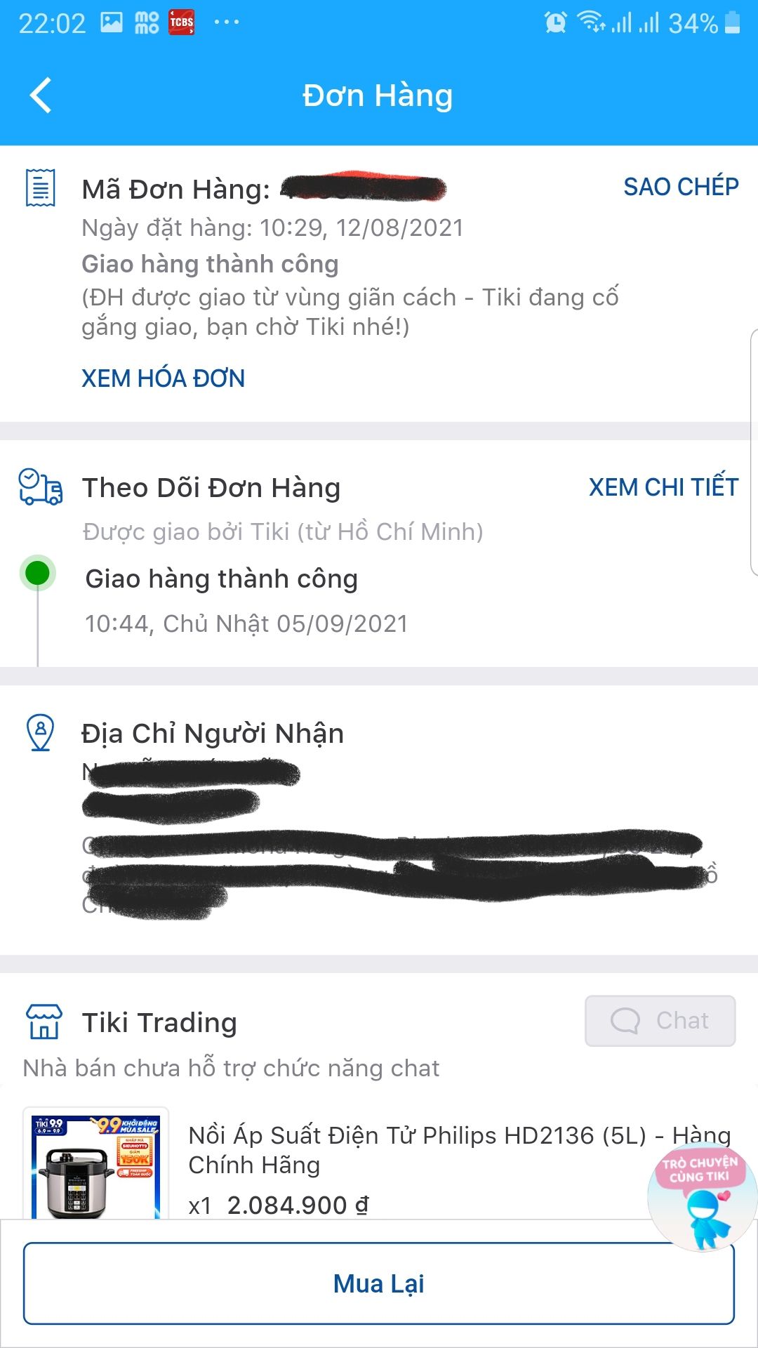 Minh vua nhân dc hàng vào trưa nay, sao gần 4 tuần chờ đợi. mùa dịch mình có thể thong cảm cho cho việc giao trễ, nhưng khi nhận dc hàng thì mình hoàn toàn thất vọng. sản phẩm bị móp méo 1 bên, mong tiki hỗ trợ đổi trả.