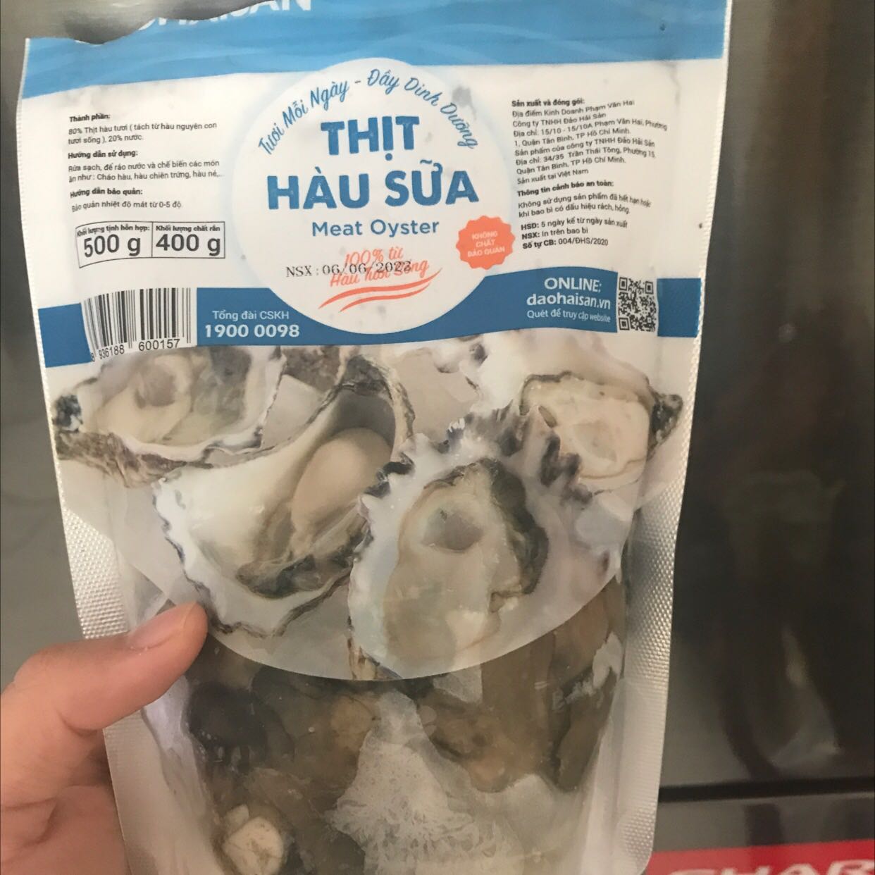 Hải sản chất lượng, giao hàng nhanh, giá hợp lý. 5 sao.