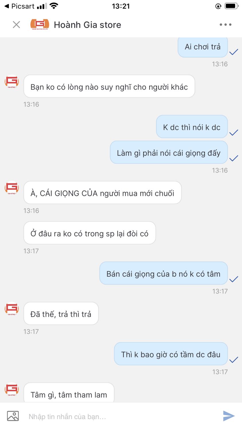 Đời chưa bao giờ gặp loài bán hàng ntn luôn . Mua bán hoan hỉ. Nếu dc hay k dc thì thì cũng là 1 câu nói . Chủ quan lại chỉ nhìn ảnh .  Về như đồ chơi trẻ con hàng mã
Đúng thật là *** đảo cái giọng còn mất dậy . Mọi người tránh xa shop này ra .
