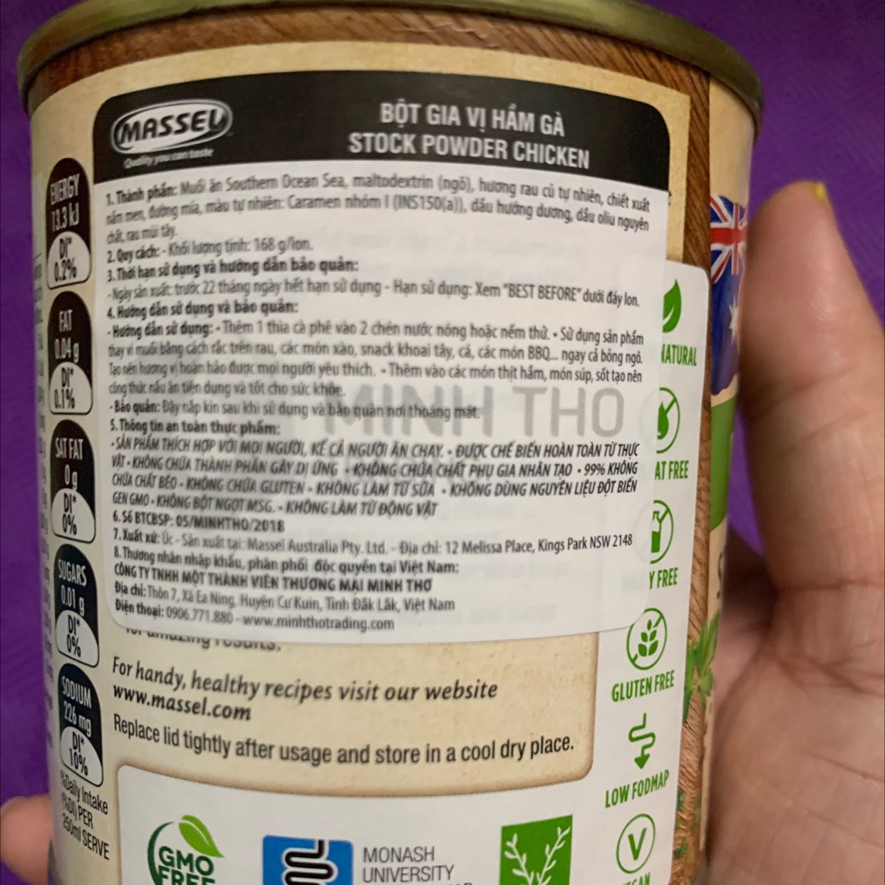 Đã nhận được hàng. Sản phẩm rất ok. Mùi vị thơm ngon. Mình mua để nấu ăn cho bé. Date xa đến 2024