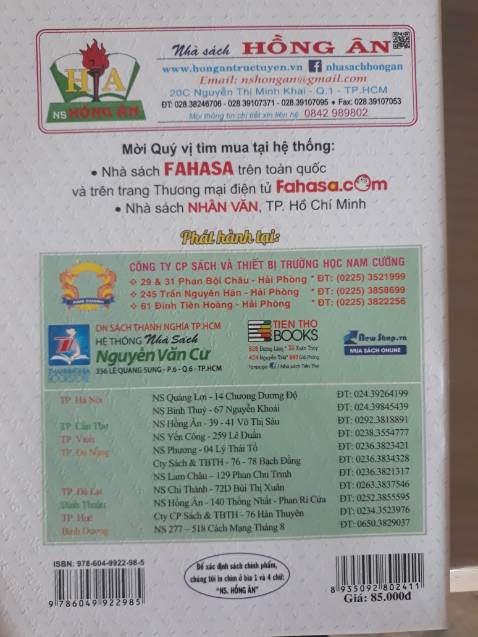 Đóng gói cẩn thận, hàng gửi nhanh, đúng tên sách, giá hợp lí công khai bìa 85k mua cả ship 90k.hài lòng