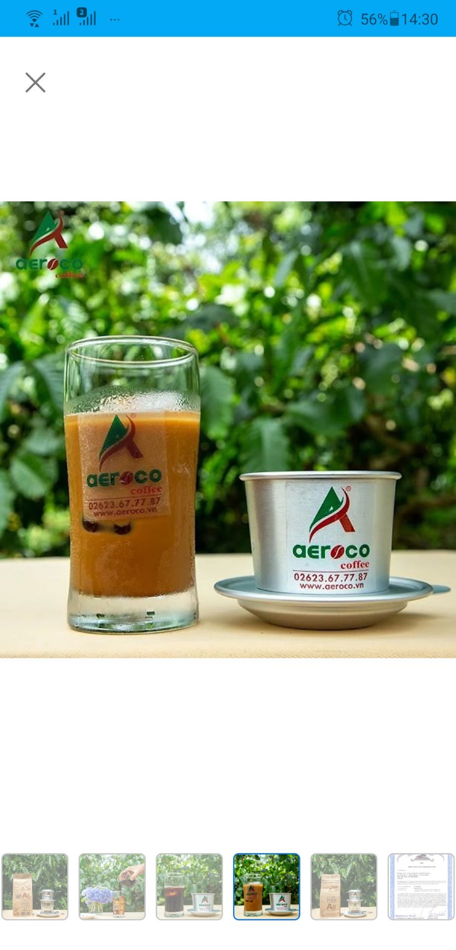 cà phê thơm ngon, giá tốt, shop có nhiều ưu đãi hấp dẫn, đóng goi1 kỹ, giao hàng rất nhanh, cảm ơn shop.