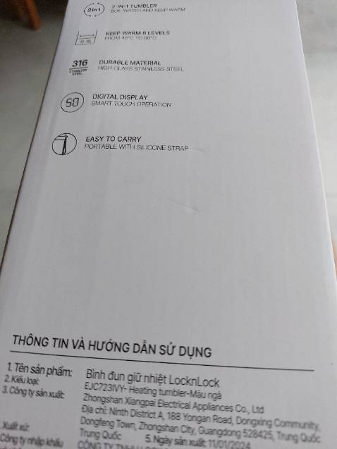 Mua trong dịp ngày đôi giá mềm. Bình vừa đun vừa giữ nhiệt. Inox 316