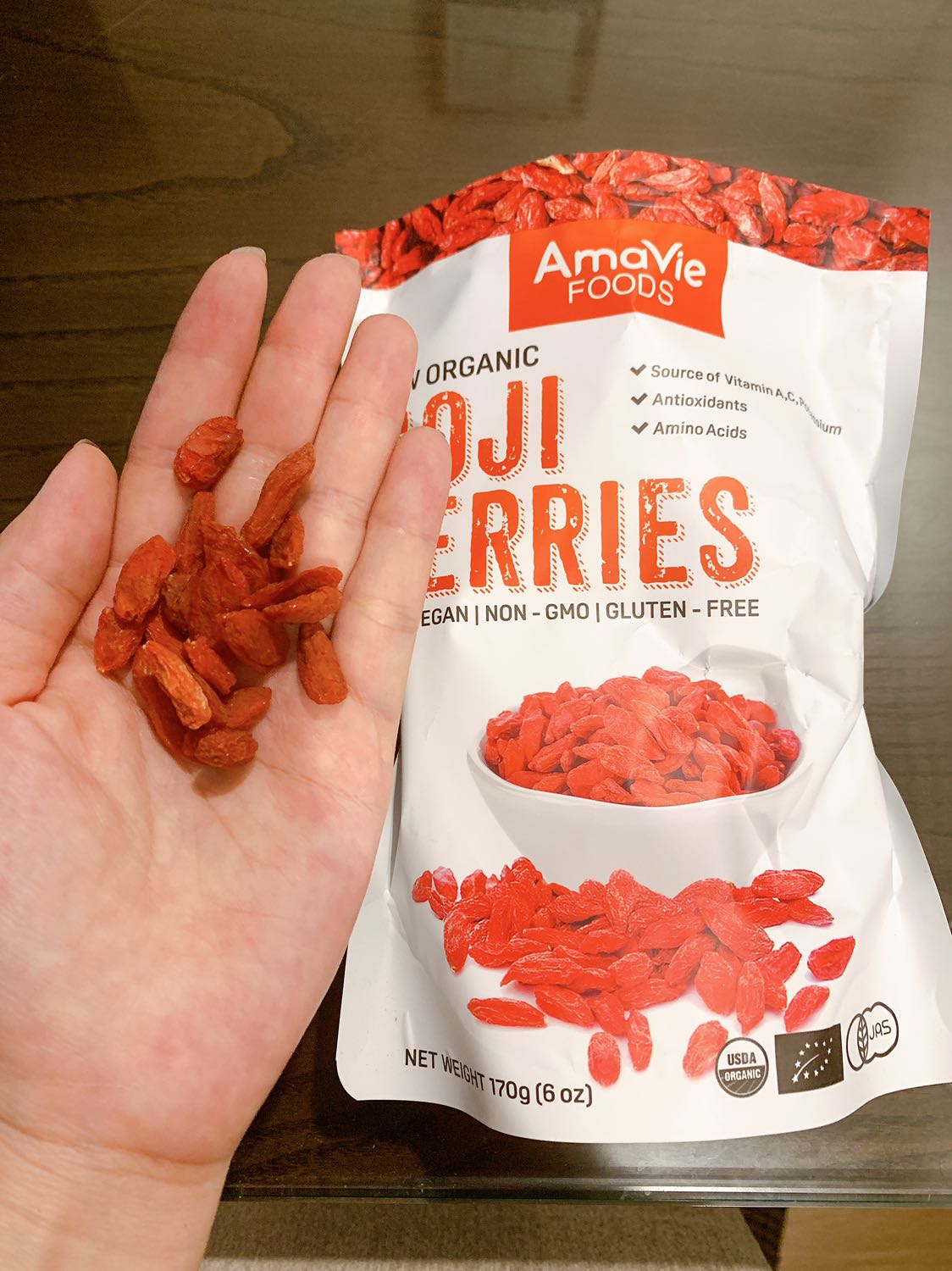 Kỷ tử rất ngon , có thể ăn ngay hoặc dùng để nấu các món yêu thích! Yên tâm khi dùng sản phẩm organic. 5sao ?