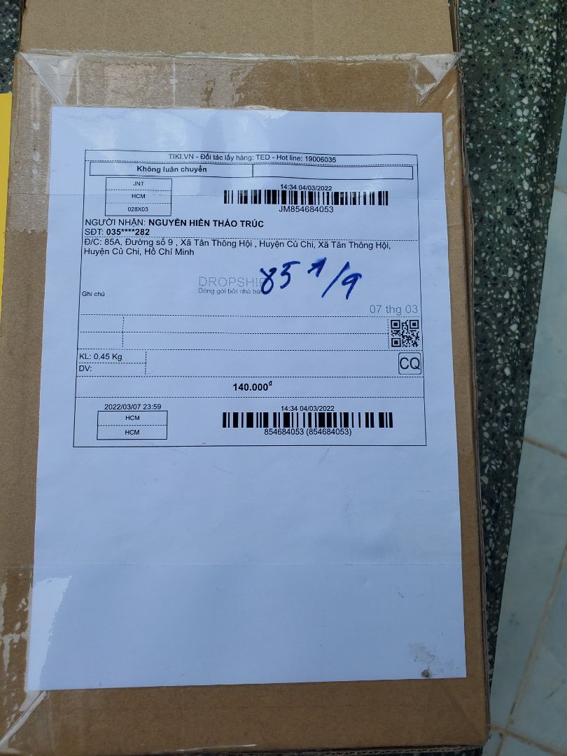 Mong nhà sách xem lại đơn hàng có mã JM854684053 là cuốn sách BỒI DƯỠNG HSG ĐỊA LÍ 12 mình đã đặt trước đó nhưng bên shop giao hàng không đúng yêu cầu . Mong shop xem lại và giao đúng đơn hàng