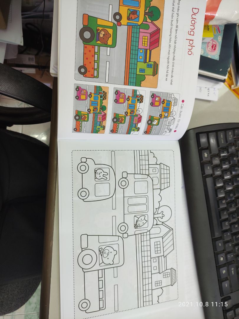 sách tô màu theo chủ đề rất đẹp các mẹ nhé