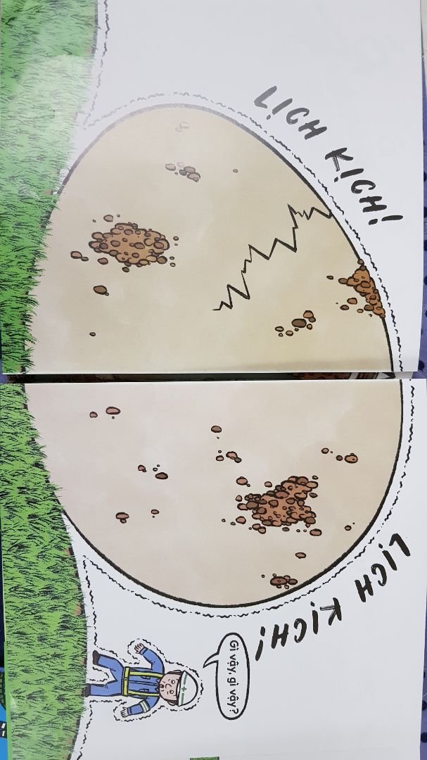 Nội dung sáng tạo, ít chữ, hình ảnh sinh động, các bạn nhỏ từ 3 đến 6 tuổi sẽ rất thích.