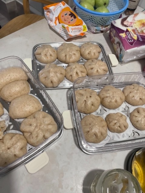 Máy khỏe, nhào bột ngon, nhào xong làm được mẻ bánh siêu ngon