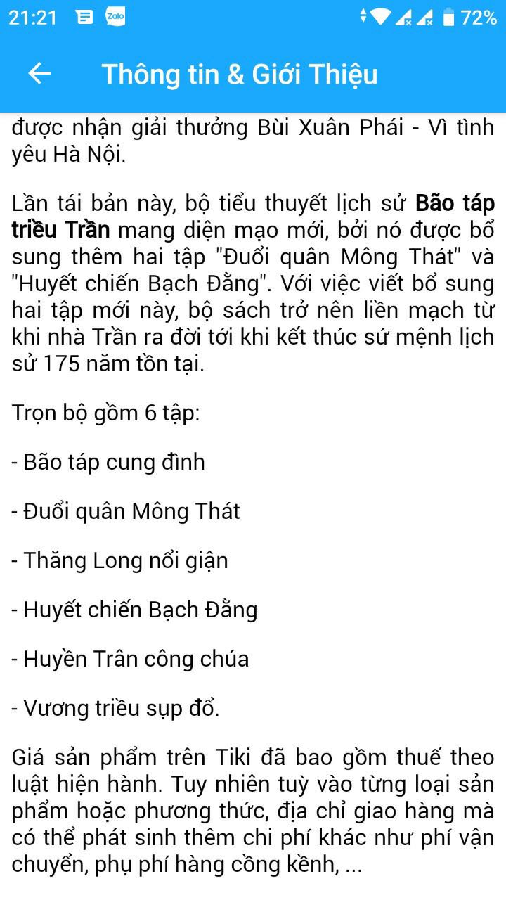 Tôi thật sự không hiểu vì sao Tiki để giá bán sản phẩm này là 513.989đ với chú thích "Giá sản phẩm trên Tiki đã bao gồm thuế theo luật hiện hành". Vậy mà trong hoá đơn Tiki đã nâng giá sản phẩm lên thành 535.714đ và tiếp tục cộng thêm thuế ra tổng tiền tôi phải trả là 562.500đ?! Là một khách hàng thân thiết của tiki tôi cảm giác như mình đã bị *** và mất niềm tin, mong tiki phản hồi thoả đáng về vấn đề này, xin cám ơn!