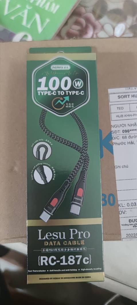 Giao nhanh, dây dài chắc chắn. Có điều mình đặt nhầm, ko để ý 2 đầu dây đều là type C nên ko dùng cho mấy cục sạc dự phòng ở nhà được. Shop cho trả hàng hoàn tiền.