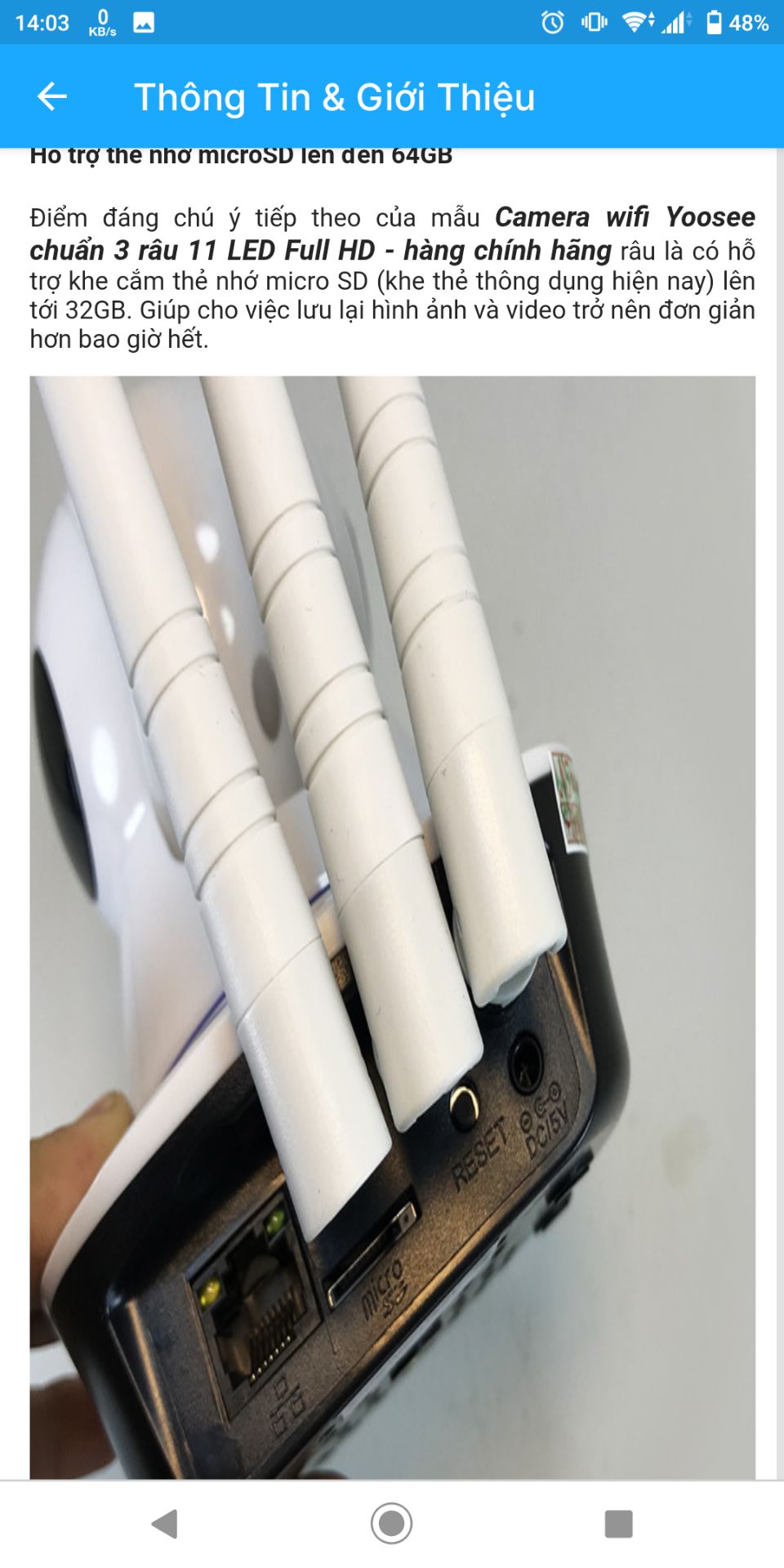 tạm ổn, hình ảnh khá nét
thực tế khác nhiều so với phần mô tả (không có cổng ethernet, adapter cổng micro usb,..như hình trong phần mô tả sản phẩm)