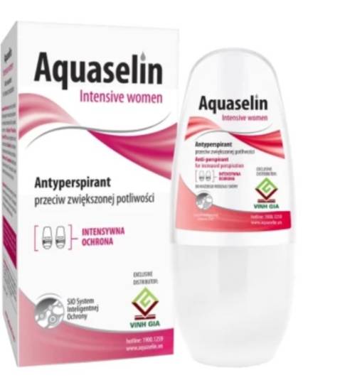 Lăn khử mùi hôi vùng nách Aquaselin cho nữ giúp giảm tiết mồ hôi và khử mùi mồ hôi khó chịu, giúp vùng nách luôn khô thoáng và ngăn ngừa hôi nách. 
Sử dụng rất hiệu quả, tự tin.