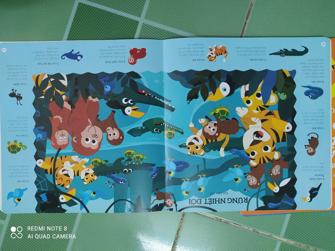 màu sắc và hình ảnh đẹp cực kỳ luôn. nội dung hấp dẫn. nhưng nhiều chi tiết quá dễ gây rối mắt cho bé lắm