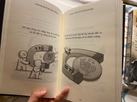 Cho Tiki 5 sao nhưng quyển sách thì 3 sao vì giá tiền cao so với giá trị nội dung. Nội dung ko dở nhưng ko đủ nhiều và sâu, hình ảnh nhiều làm tốn thêm giấy in. Quyển sách hơn trăm nghìn mà đọc 30p xong như đọc truyện tranh. Đối với mình quyên này dành cho con nít =))) Anyway nó vẫn sẽ hợp với nào bạn cần kiến thức tổng quát nhất, cơ bản nhất, dễ đọc, dễ hiểu, ít chữ (nhưng sau đó các bạn phải đi sâu tìm hiểu nhé vì tư bản và tài chính ko hề đơn giản). Sách điều chỉnh lại giá tiền là ok.