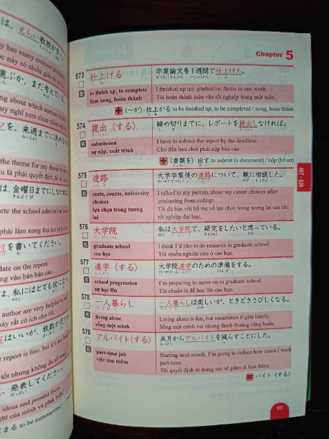 Giấy in rõ. 
Điểm cộng là có cả tiếng anh, tiếc là không có từ hán việt cho chữ kanji.