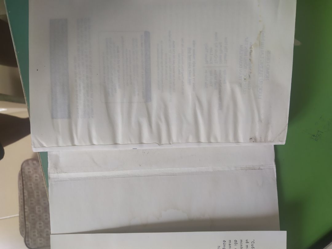 Tôi rất không hài long, tôi mua hai quyển homo deus và 21 bài học cho thế kỉ 21 thì chỉ có một cuốn được bọc đàng hoàng, còn cuốn kia giống như đã được sử dụng nhiều lần rồi còn bị ướt đã vậy cái bìa cứng thì bị rơi ra. Không chỉ vậy cái bìa bọc hai quyển thì bị rách tơi tả khiến tôi cầm vô có vẻ khó chịu. Tôi mong shop hãy khắc phục và tôi chỉ mong shop hãy đổi lại cuốn homo deus mới sạch sẽ cho tôi